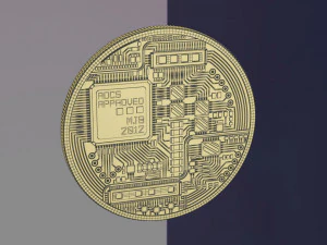 bitcoin - real 3D Model