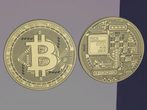 bitcoin - real 3D Model