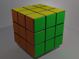 rubiks cube 3D Model
