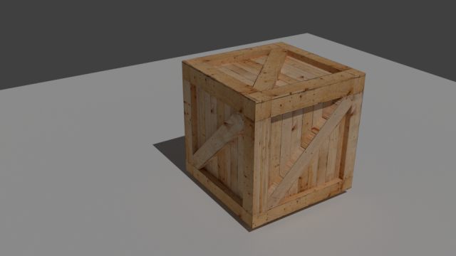 crate 3D-Modell .c4d .max .obj .3ds .fbx .stl .blend 