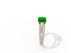 emerald ring 3D 模型
