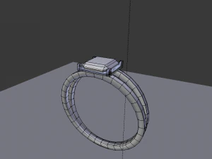 emerald ring 3D Model