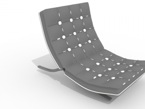 leather chair 3D Модель
