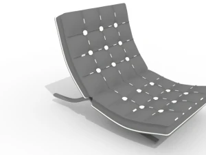 가죽 의자 3D 모델