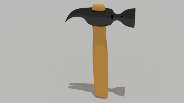 hammer Model 3D .c4d .max .obj .3ds .fbx .stl .blend 