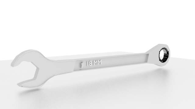 wrench 3D 模型 .c4d .max .obj .3ds .fbx .stl .blend 