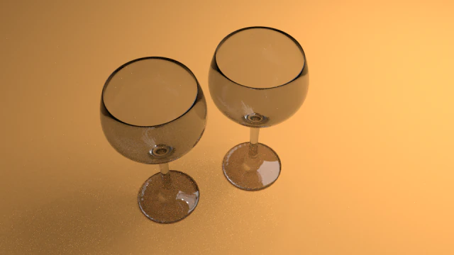 wine glass 3D Model .c4d .max .obj .3ds .fbx .stl .blend