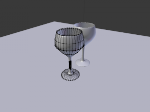 wine glass 3D 모델