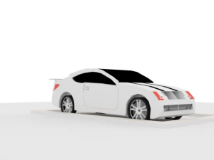 low-poly car 3D Model