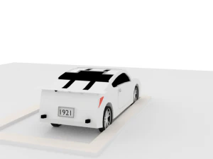 low-poly car 3D Model