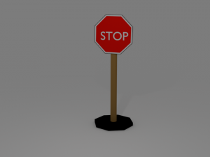 stop 3D Model