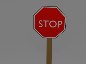 stop 3D Model