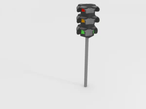 traffic lights 3D Model