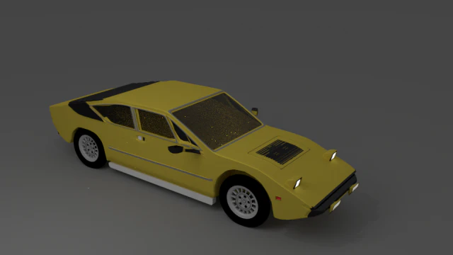 lamborghini urraco 3D Model .c4d .max .obj .3ds .fbx .stl .blend 