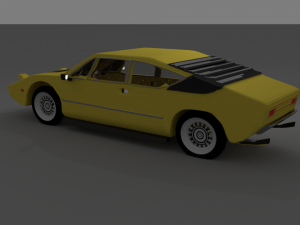 lamborghini urraco Modello 3D