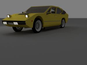 lamborghini urraco Modello 3D