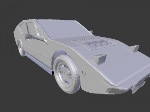 lamborghini urraco Modello 3D