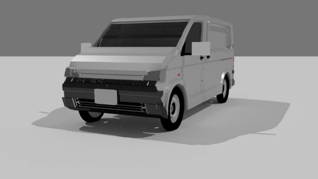 delivery van 3D Model .c4d .max .obj .3ds .fbx .stl .blend 