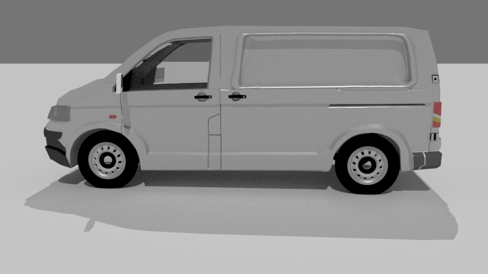 Delivery Van Free 3D Model in Van and 