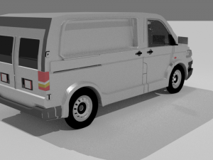 delivery van 3D 모델