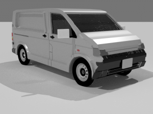 delivery van 3D 모델