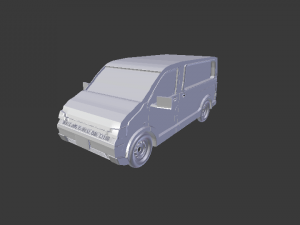 delivery van 3D 모델
