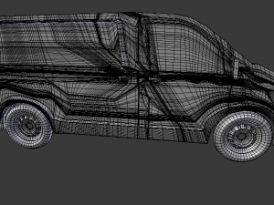 delivery van 3D 모델