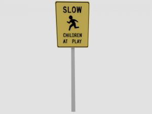 street signs pack Model 3D