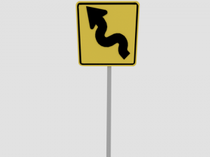 street signs pack Model 3D