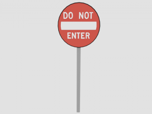 street signs pack Model 3D