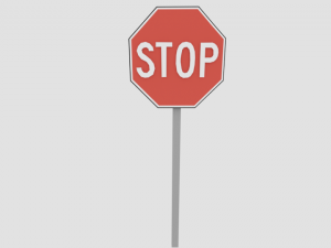 street signs pack Model 3D
