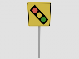 street signs pack Model 3D