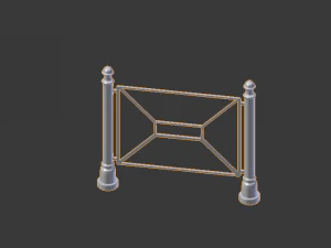 street fence 3D Model