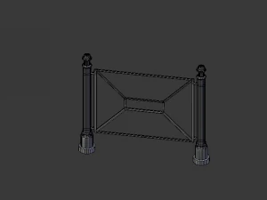 street fence 3D Model