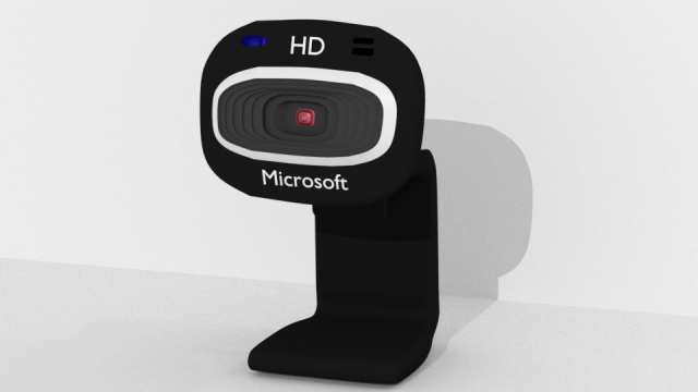 microsoft hd webcame Modèle 3D .c4d .max .obj .3ds .fbx .stl .blend 