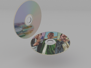 3d dvd Modelo 3D