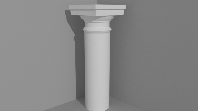 3d column model 3D Model .c4d .max .obj .3ds .fbx .stl .blend 