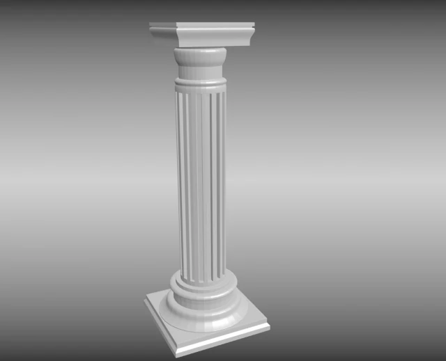 3d doric column 3D Model .c4d .max .obj .3ds .fbx .stl .blend 