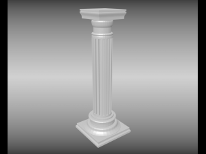 3d doric column Modèle 3D