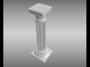 3d doric column Modèle 3D