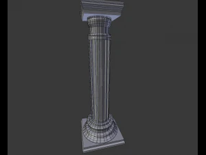 3d doric column 3D Model