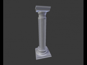 3d doric column Modèle 3D