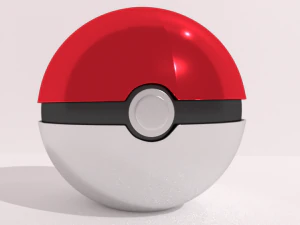 3डी पोकेबॉल 3D मॉडल