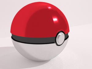 3d pokeball 3D Model