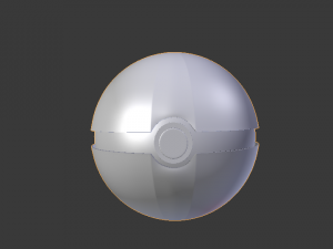 3d pokeball 3D Model