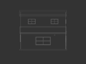 low poly house 3D Model