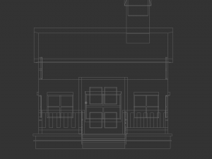 3d house model 3D मॉडल