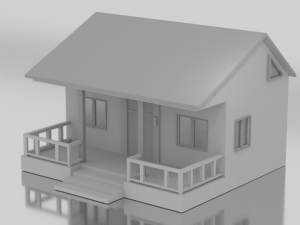 modern 3d house 3D मॉडल