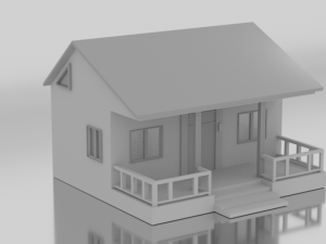 modern 3d house 3Dモデル