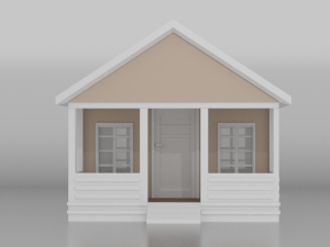 simple house model 3D Model